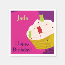 Cupcake do Urso Gummy | Papel Nápoles