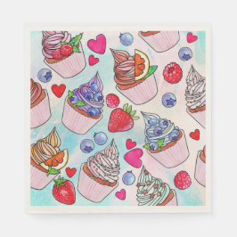 Guardanapo De Papel Cupcakes