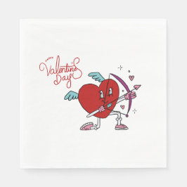 GUARDANAPO DE PAPEL CUPID HEART