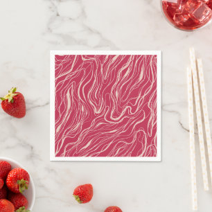 Guardanapo De Papel Curvas de esboços