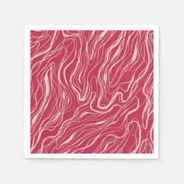 Guardanapo De Papel Curvas de esboços