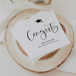 Guardanapo De Papel Custom High School Or College Graduation Napkin