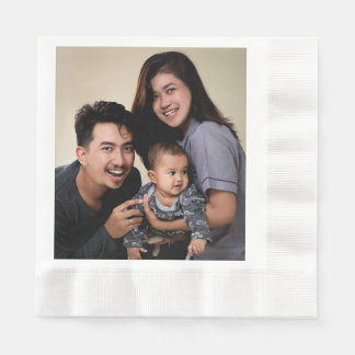 Guardanapo De Papel Custom Photo Personalized