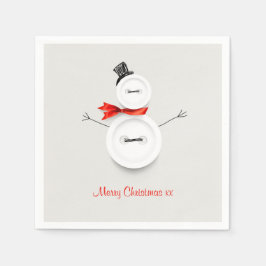 Guardanapo De Papel Custom Snowman Merry Christmas Paper Napkins