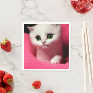 Guardanapo De Papel Cute Ai Kitten