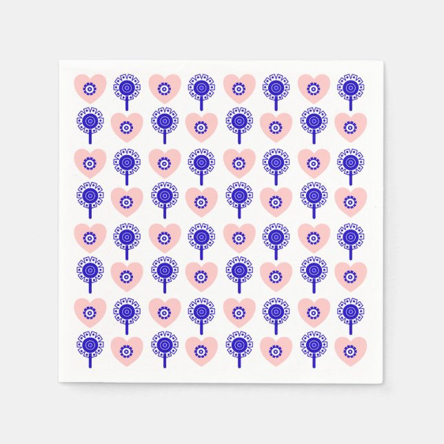 Guardanapo De Papel Cute boho pattern (Frente)