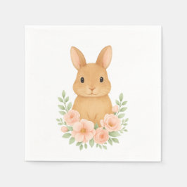 Guardanapo De Papel Cute bunny easter Paper Napkin