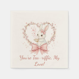 Guardanapo De Papel Cute Bunny Party - Personalized Event Decor