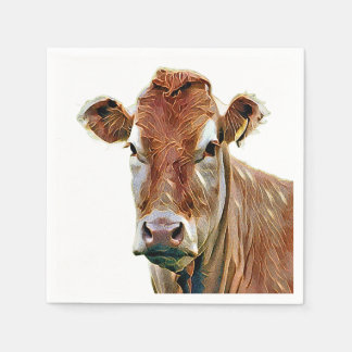 GUARDANAPO DE PAPEL CUTE COW