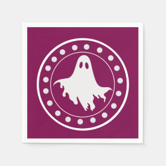 Guardanapo De Papel Cute Halloween Fantasmagórico Fantasma Laranja & B