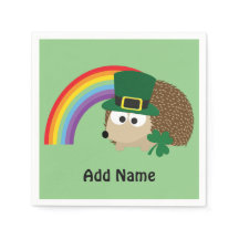 Cute Hedgehog Leprechaun