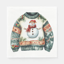 GUARDANAPO DE PAPEL CUTE HOLIDAY WINTER CHRISTMAS SWEATERS