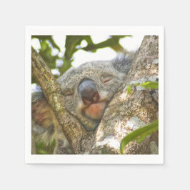 Guardanapo De Papel Cute Koala Bear Napkins