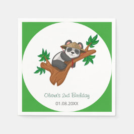 Guardanapo De Papel Cute Koala Wild Animal Jungle Kids Birthday Party