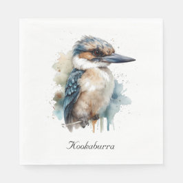 Guardanapo De Papel Cute Kookaburra em uma filial, personalizado