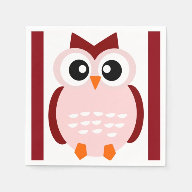 GUARDANAPO DE PAPEL CUTE OWL (Frente)