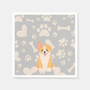 Guardanapo De Papel Cute Pembroke Welsh Corgi