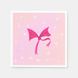 Guardanapo De Papel Cute Pink Princess Birthday Paper Napkin