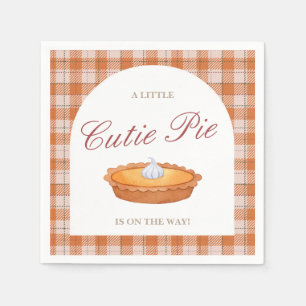 Guardanapo De Papel Cutie Pie Fall Chá de fraldas Napkin