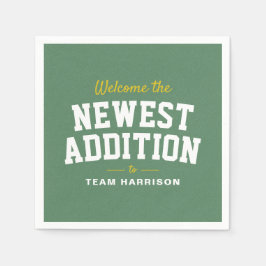 Guardanapo De Papel Cuzão bonitinho do chá de fraldas de futebol perso