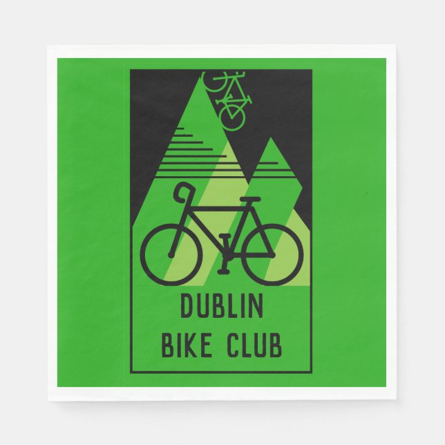 Guardanapo De Papel Cycling Ireland (Frente)