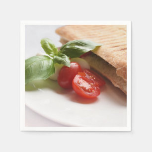 Guardanapo de papel da comida italiana