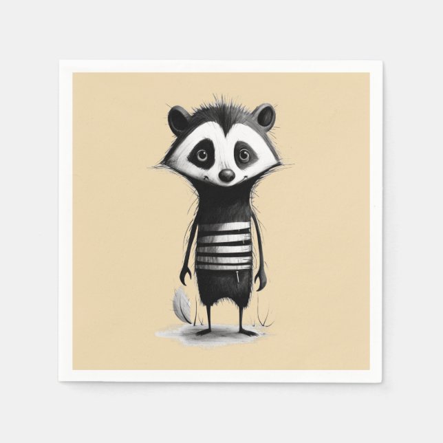 Guardanapo De Papel Dachs badger (Frente)