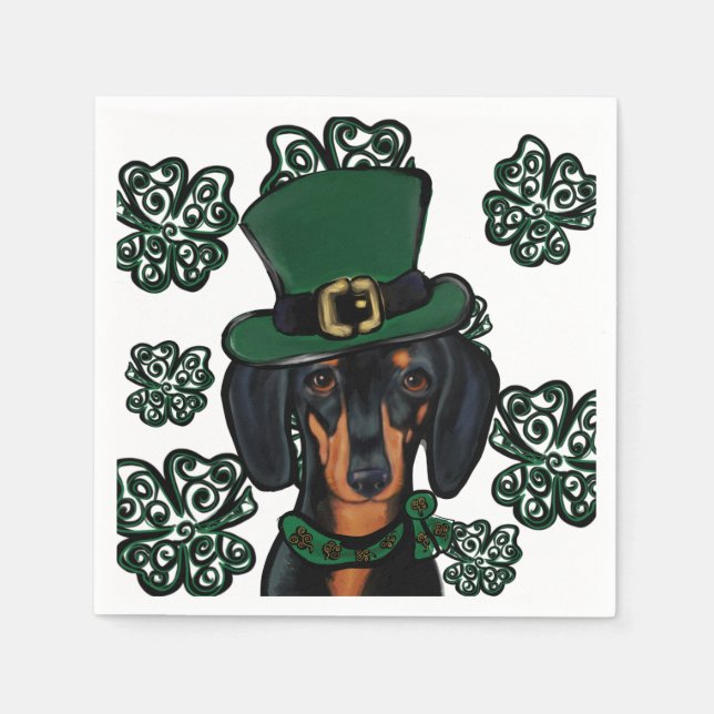 GUARDANAPO DE PAPEL DACHSHUND       (Frente)