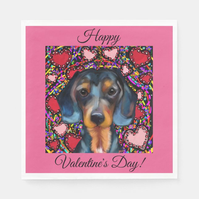 GUARDANAPO DE PAPEL DACHSHUND (Frente)