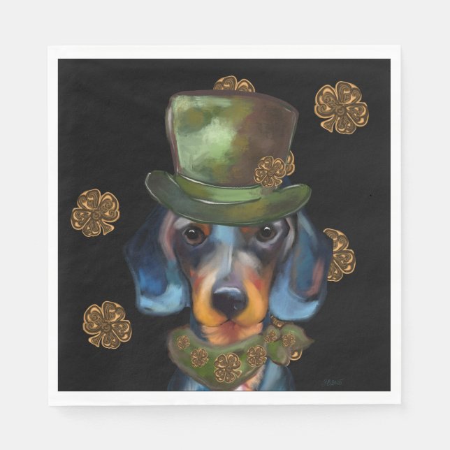 Guardanapo De Papel Dachshund (Frente)