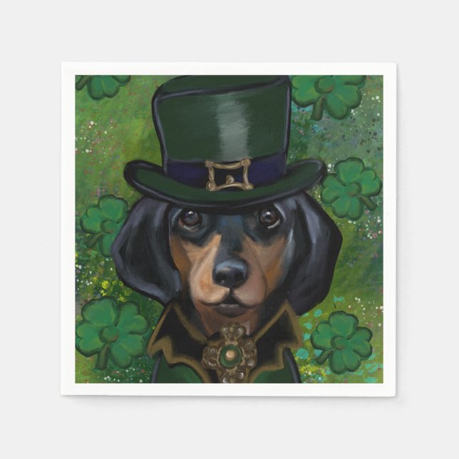 Guardanapo De Papel Dachshund (Frente)