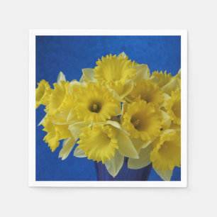Guardanapo De Papel Daffodils em azul
