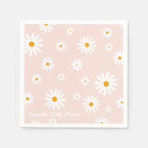 Guardanapo De Papel Daisy Baby in blogue Boho Girl Chá de fraldas