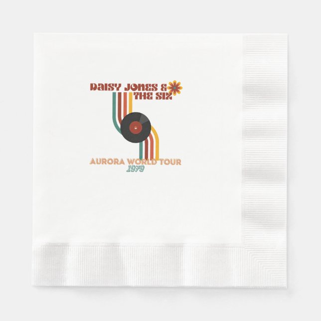 Guardanapo De Papel Daisy Jones Os Seis (Frente)