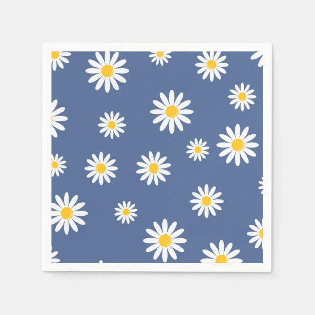 Guardanapo De Papel Daisy Meadows Blue (Frente)