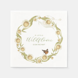 Guardanapo De Papel Daisy Wildflower Baby in Bloom Chá de fraldas