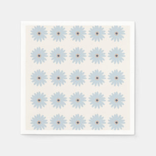 Guardanapo De Papel Dália Azul Claro