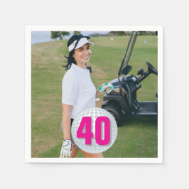 Guardanapo De Papel Dama Incrível Foto Instantânea de Aniversário