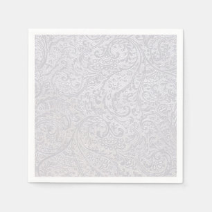 Guardanapo De Papel Damasco Branco
