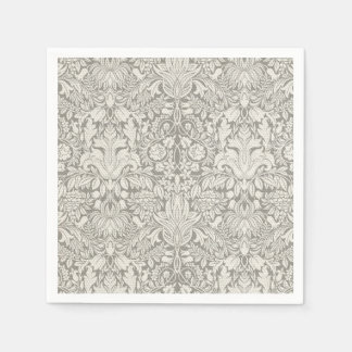 Guardanapo De Papel Damasco Branco Tradicional Subdeclarado
