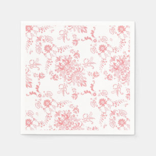 Guardanapo De Papel Damasco Rosa