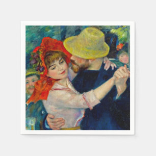 Guardanapo De Papel Dança em Bougival Pierre Renoir