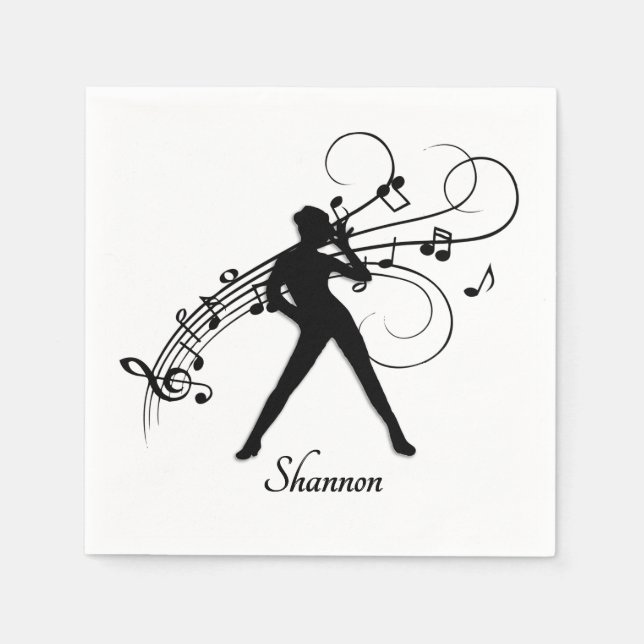 Guardanapo De Papel Dança Moderna (Frente)