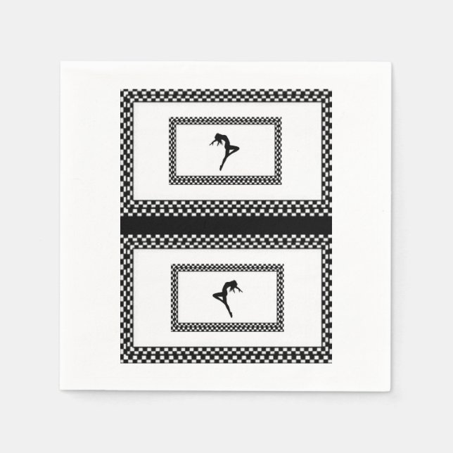 Guardanapo De Papel Dançarina de Napkin de Papel (Frente)