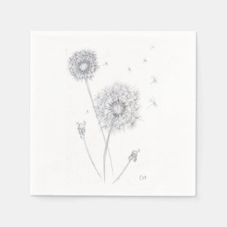 Guardanapo De Papel Dandelion Mesa Napkin