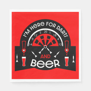Guardanapo De Papel Dardos de Pub Clássicos