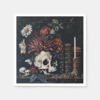 Guardanapo De Papel Dark Academia Napkin