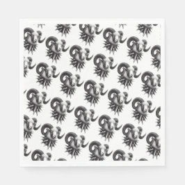 Guardanapo De Papel Dark art napkins gothic caprina art por mismultifa