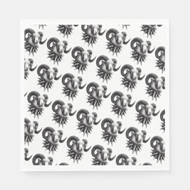 Guardanapo De Papel Dark art napkins gothic caprina art por mismultifa (Frente)