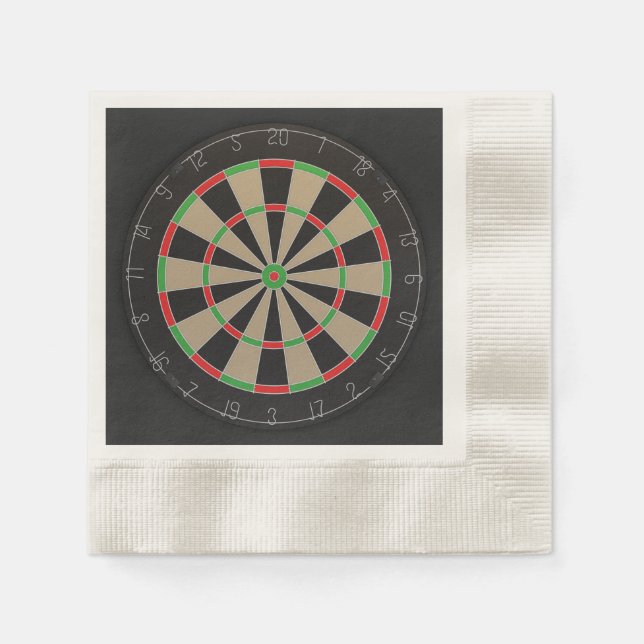 Guardanapo De Papel Dartboard Lover (Frente)